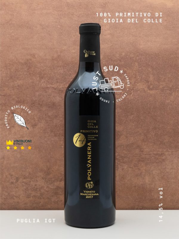 PRIMITIVO 14 vino rosso gioia del colle Puglia