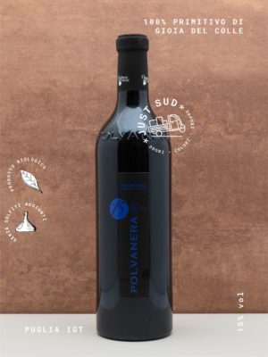 PRIMITIVO 15 vino rosso gioia del colle Puglia senza solfiti aggiunti