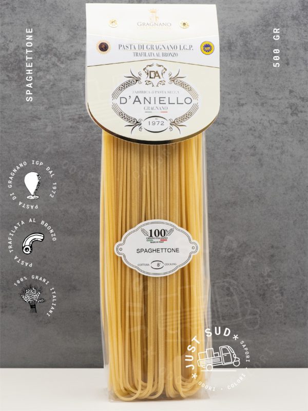 spaghettone pasta gragnano igp 100% grano italiano campania napoli