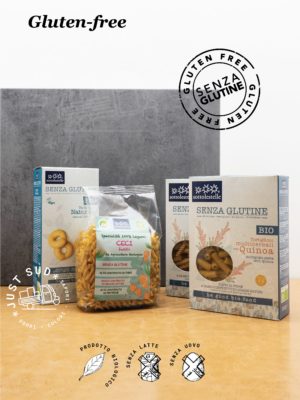 Sottolestelle box pasta gluten free senza glutine bio vegan ceci quinoa